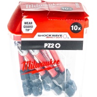 Бита PZ2 50мм SHOCKWAVE Milwaukee 10шт/уп Арт. 4932430866