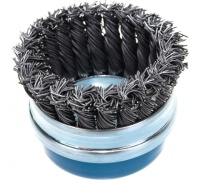 Щетка чашечная усиленная для УШМ витая 80мм, М14 ЗУБР Арт. 35271-080_z02