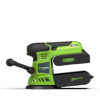 Орбитальная (эксцентриковая) шлиф машинка Greenworks G24ROS, 24v, без АКБ и ЗУ (аккумуляторная)