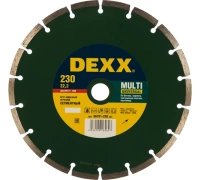 Диск алм DEXX 230*22.2мм сегмент. универ. сух. Б Кир. Арт. 36701-230_z01