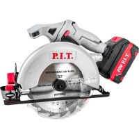 Пила дисковая акк PIT PKS20H-165A/1 20V*2Ah Li-Ion 165мм 1 АКБ и ЗУ Арт. PKS20H-165A/1