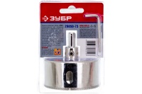 Сверло алмазное по стеклу и кафелю ЗУБР трубчатое, 73 мм Арт. 29850-73