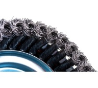 Щетка чашечная усиленная для УШМ витая 125мм, М14 MIRAX Арт. 35144-125