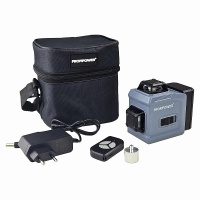 Нивелир лазерный ProfiPower NL-12G 12 лучей, лазер-зеленый, пульт ДУ, акк З/У, сумка-чехол Арт. E0214