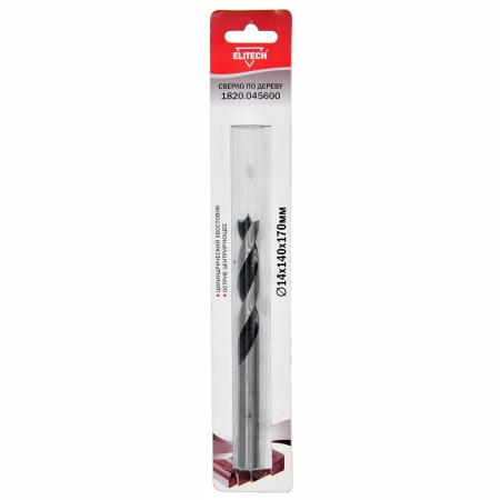 Сверло по дереву перовое 14х170мм Elitech Арт. 1820.045600