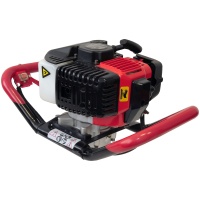 Мотобур Elitech БМ 52В 1.8кВт/2.5л.с. 40-200мм без шнека Арт. БМ 52В