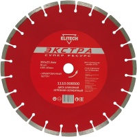 Диск алмазный ELITECH 350*25.4мм сегментный по армированному бетону Арт. 1110.008500