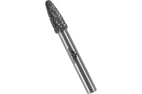 Бор-фреза по металлу 8 мм твердосплавная, параболическая, тип F,  Vertextools Арт. 3644-8