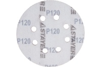 Круг шлифовальный STAYER 125мм зер. 120 из абр.бум. 5шт/упак. Арт. 3582-125-120