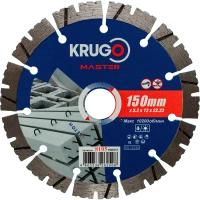 Диск алм KRUGO MASTER PRO 150*22.2мм сегмен. по бетону Арт. 81051500251