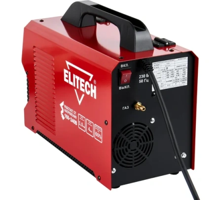 Сварочный полуавтомат Elitech ДМ ИС 180 СП 30-180А 5,2кВт 1,6-4мм 220В Арт. ИС 180 СП