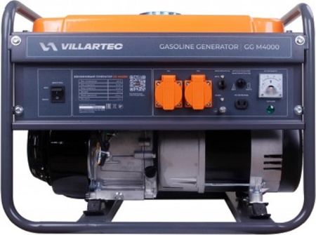 Генератор бенз VILLARTEC GG M 4000 3,2/3,5кВт 220В, р.старт Арт. 2102040000