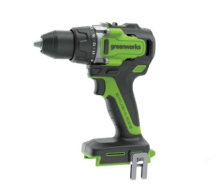 Дрель-шуруповерт Greenworks GD24DD90, 24v, 90 Нм, без АКБ и ЗУ (аккумуляторная)