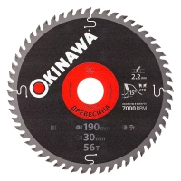 Диск пильный 190*30*56Т Okinawa по дереву Арт. 190-56-30