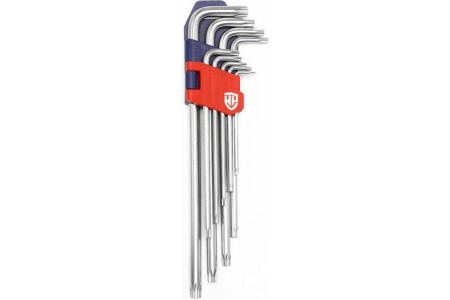 Набор ключей TORX удлиненн. 9шт T10-T50мм WORKPRO Арт. WP222003