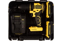 Дрель-шуруповерт акк Stanley SBD20D2K 18V*2Ah Li-ion 55Нм безщет дв Арт. SBD20D2K-RU