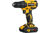 Дрель-шуруповерт акк STEHER CD-200-2 20V*2Ah Li-Ion 40Нм кейс 2 акк зу Арт. CD-200-2