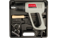 Фен технический Интерскол ФЭ-2000Э 2.0кВт 60-600t 300-500л/мин ступ.регул набор кейс Арт. 192.0.1.00