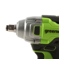 Гайковерт акк. уд. GREENWORKS GD24IW 24V Li-Ion 1/2" 400Нм бесщет. дв. без акк и ЗУ Арт. 3802907
