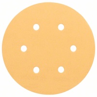 Круг шлифовальный BOSCH 150мм Р60 с отверст. липуч. 5шт/упак. Арт. 2608605086