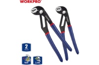 Клещи переставные 200мм и 250мм быстрорегулируемые WORKPRO 2шт. набор Арт. WP201005