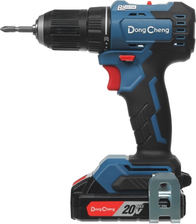 Дрель аккумуляторная уд DongCheng DCJZ2050(TYPE DM) 20V*2Ah 50Нм АКБ ЗУ кейс Арт. DCJZ2050(TYPE DM)