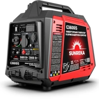 Генератор инверторный SUNREKA G3600iS 3/3.6кВт 220В руч.старт Арт. 211032