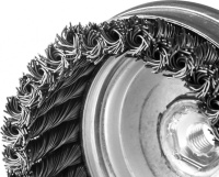 Щетка чашечная усиленная для УШМ витая 120мм, М14 ЗУБР Арт. 35271-120_z02