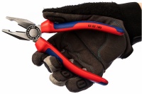 Плоскогубцы диэлектрические 180мм KNIPEX 1000В фосфатированные, VDE Арт. KN-0302180