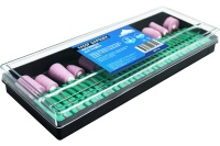 Набор шарошек абразивных для гравера Vertextools 12 шт/упак Арт. 0987-5-12