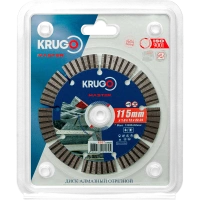 Диск алм KRUGO MASTER Турбо 115*22.2мм сегмент Арт. 81071150265