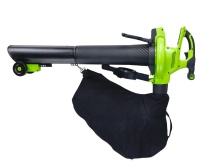 Воздуходув-пылесос аккумуляторный GREENWORKS GD40BVIIK5 40V*5Ah 858 м.куб./ч 1 АКБ и ЗУ Арт. 2406907UG
