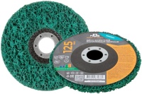 Круг зачистной полимерный для УШМ 125х22,2мм MOS зеленый Арт. 39636М