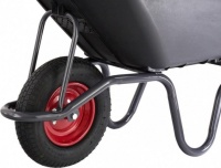 Тачка строительная 1-колесная 175 кг, 90 л СИБРТЕХ с пластиковым корытом Арт. 68919