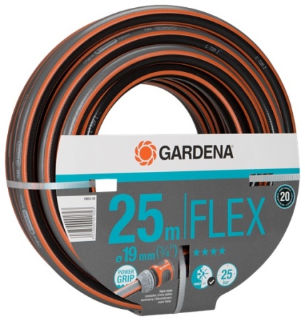 Шланг полив. Gardena Flex 3/4" 25м 25бар армир. ПВХ Арт. 18053-20.000.00