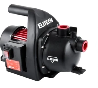 Насос поверхностный Elitech НП 1000П 1000Вт 53л/мин выс. 42м глуб. 8м пласт Арт. НП 1000П