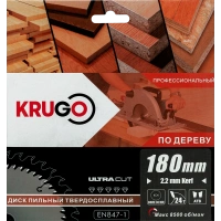 Диск пильный 180х30х24Т KRUGO Арт. WA180024
