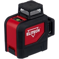 Нивелир лазерный Elitech ЛН 360/2-ЗЕЛ 30/80м 0.2мм/м 2 луч. 360 грда