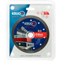 Диск алм KRUGO MASTER 150*22.2мм ультратонкий для тв. материалов Арт. 81031500239