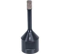 Коронка алмазная HILBERG 6 мм  M14 по керамограниту для УШМ (сухое сверление) Арт. HH606