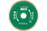 Диск алм FIT 125*22.2*1.8мм сплош. мокр. Кер. Арт. 37453