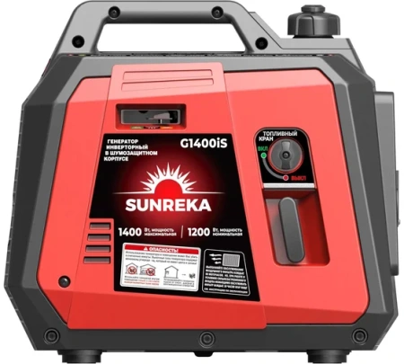 Генератор инверторный SUNREKA G1400iS 1.2/1.4кВт 220В р.старт Арт. 211013