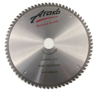 Пильный диск по ламинату и ДСП Атака 300*72T*32 ч/рез отриц. профи
