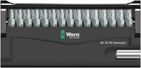 Набор бит с битодержателем WERA Bit-Safe Classic 31 предм пласт.кейс Арт. WE-057908