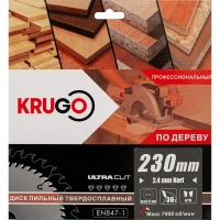 Диск пильный 230х30х36Т KRUGO Арт. WA230036