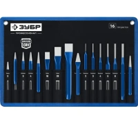 Набор зубил и кернеров в чехле ЗУБР 16 пр. Арт. 21070-H16