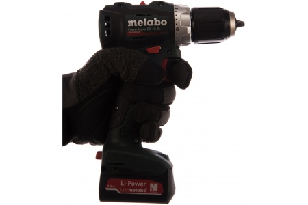 Дрель-шуруповерт акк Metabo PowerMaxx BS 12BL 12V*2Ah Li-ion  2акк ЗУ кейс Арт. 601038500