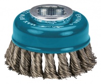 Корщетка-чашка 60мм нерж. сталь X-LOCK для УШМ Makita Арт. D-73330