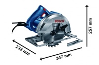 Пила дисковая BOSCH GKS 140 1400Вт, 184мм, 64мм  глубина пропила Арт. 06016B3020