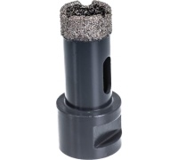 Коронка алмазная HILBERG 20мм M14 по керамограниту для УШМ (сухое сверление) Арт. HH620